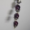 Pendientes Surat Plata y Amatista