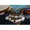 Pulsera doble conchas