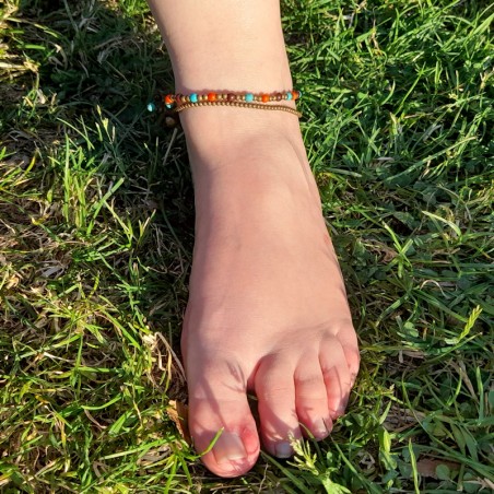 Tobillera Doble Colores