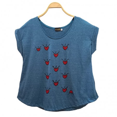 Camiseta Corazones