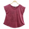 Camiseta Música Magenta
