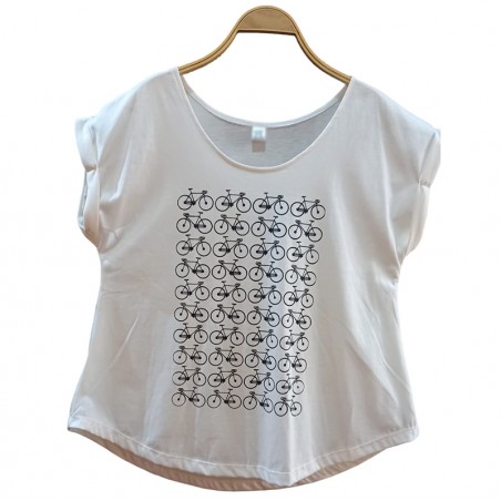 Camiseta Bicicletas Blanca