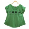 Camiseta Peace Verde
