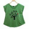 Camiseta Árbol Enamorado Verde