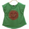 Camiseta Sonríe Verde