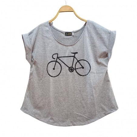 Camiseta Mi Bici Gris