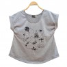 Camiseta Recorriendo Gris