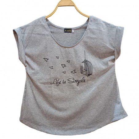 Camiseta Simplicidad Gris