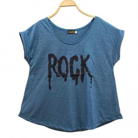 Camiseta Rock Azul