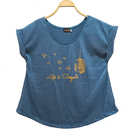 Camiseta Simple azul