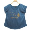 Camiseta Simple azul