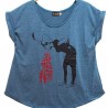 Camiseta Vomitando Amor Azul