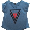 Camiseta Triángulos Azul