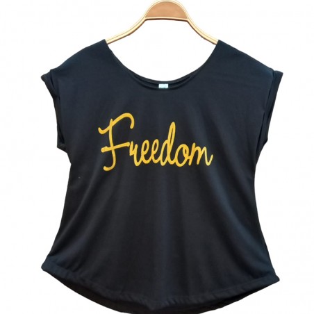 Camiseta Freedom negra