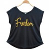 Camiseta Freedom negra
