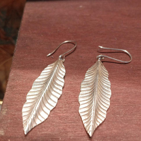 Pendientes Hojas