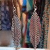Pendientes Hojas