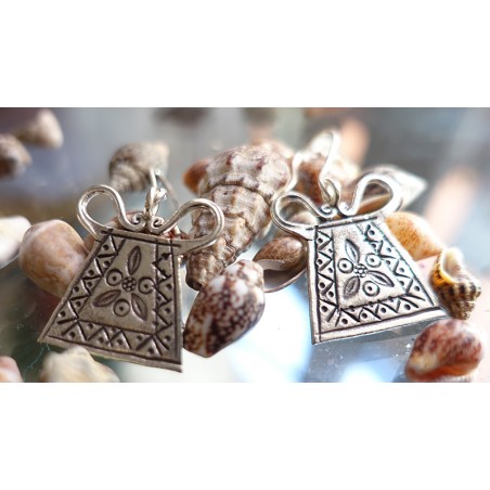 Pendientes Karen Étnicos Trapecio